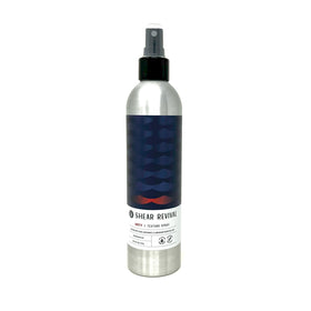 Shear Revival Amity front bottle shot showing label and matte finish benefit