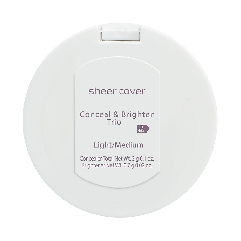 Sheer Cover small concealer brush included for precise application and tidy blending