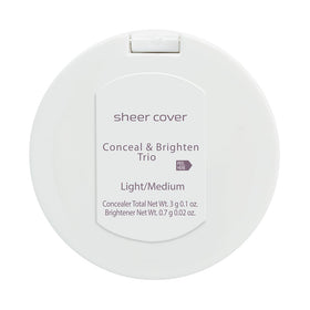 Sheer Cover small concealer brush included for precise application and tidy blending