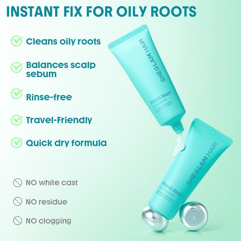 SHEGLAM open cap dispensing gel for easy, non-aerosol use