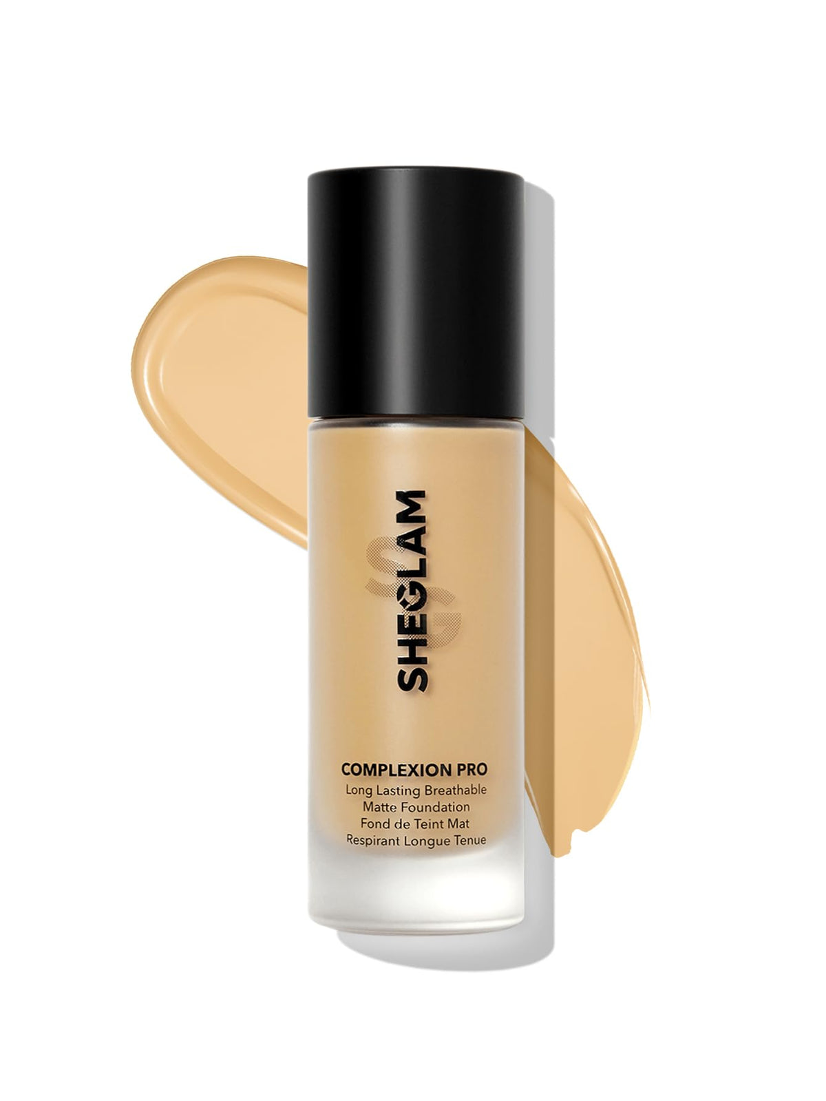 SHEGLAM bottle front view showing Butterscotch shade and long-wear benefit