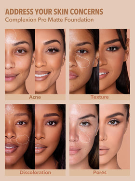 SHEGLAM on model full face in Shell with natural airbrushed benefit
