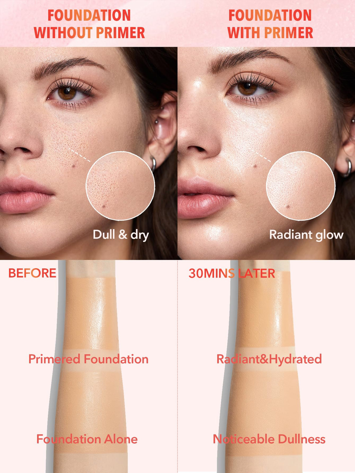 SHEGLAM watermelon ingredient detail highlighting natural hydration boost and skin nourishment