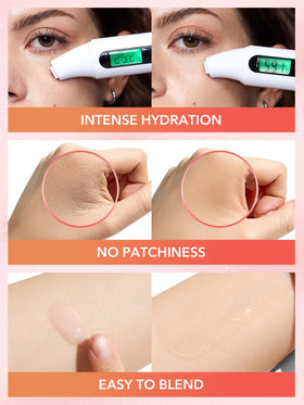 SHEGLAM packaging label closeup illustrating product claims and cruelty-free certification