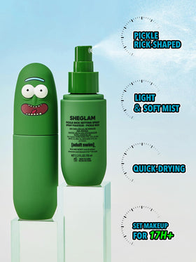 SHEGLAM nozzle close-up highlighting fine mist spray for even makeup hold