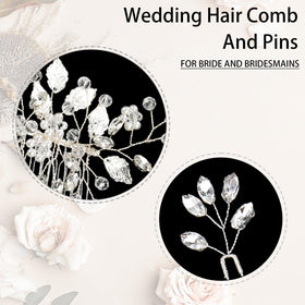 SHEHARUHI comb placed in bridal updo demonstrating secure hold and refined finish