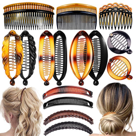 SHEHARUHI front view of full 18-piece clip set, perfect for versatile styling