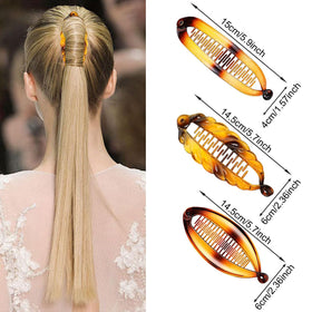 SHEHARUHI large round comb inserted in bun for stable updo support