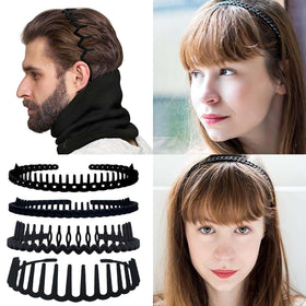 SHEHARUHI toothed inner comb detail securing hair without pulling
