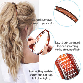 SHEHARUHI collection of 11, 24, and 29-tooth combs offering graduated grip
