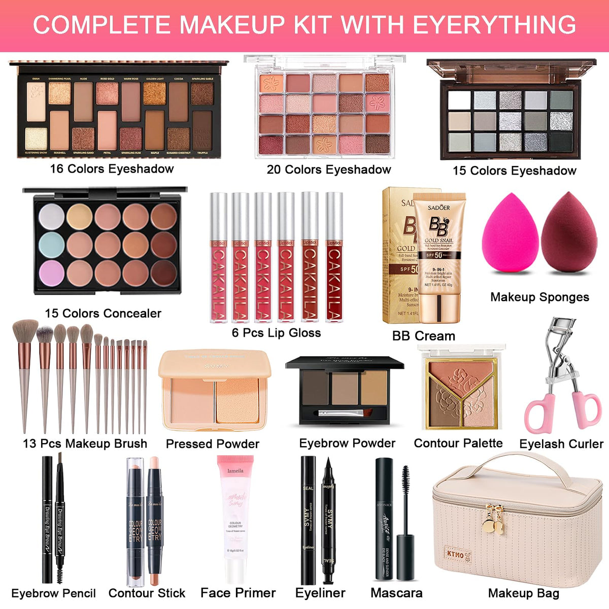 SHELAKIN close-up of pink eyeshadow palette showcasing pigmented shades for versatile looks
