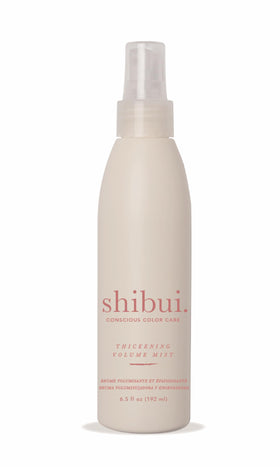SHIBUI front bottle showing product and volume benefit