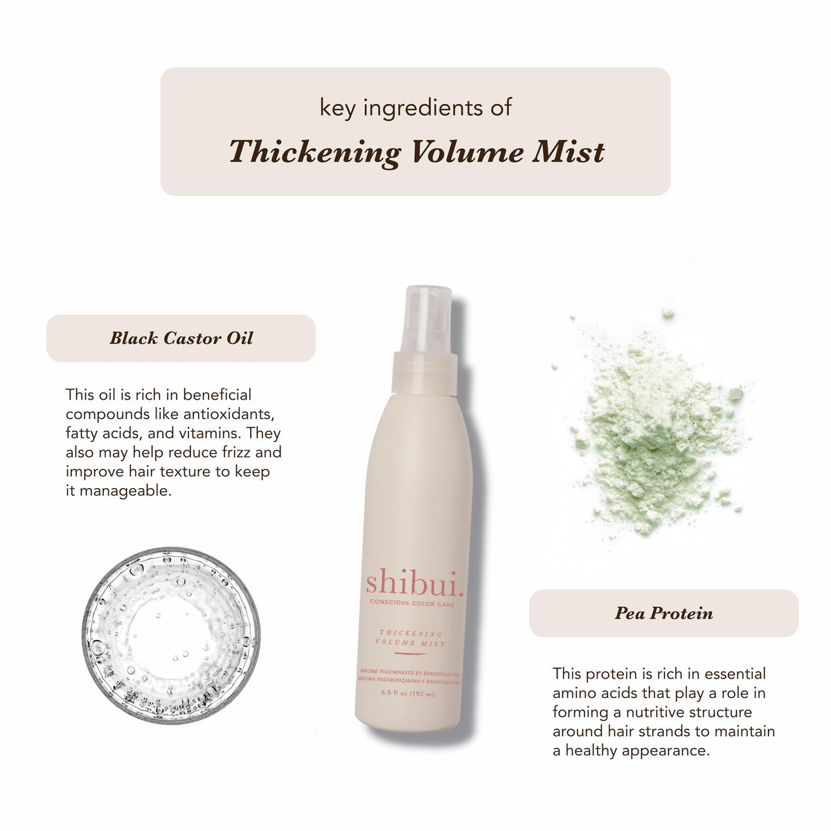 SHIBUI fine mist texture spraying for lightweight volume