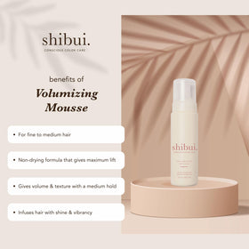 SHIBUI foam texture close-up highlighting airy, weightless hold