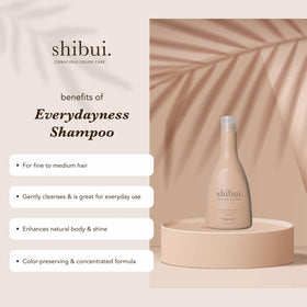 SHIBUI rose water close-up highlighting botanical benefit for shine and hydration