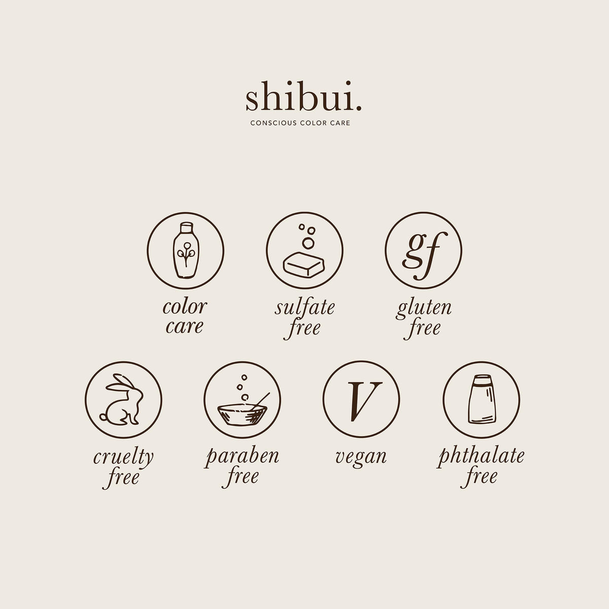 Shibui shampoo on bathroom shelf conveying everyday styling convenience