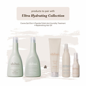 SHIBUI bottle in hand size comparison illustrating 12 fl oz convenience