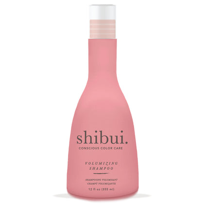 Shibui front bottle showing product branding and volume benefits