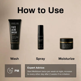 Shield Curoxyl-42 wash texture close-up demonstrating gentle cleansing foam and micronized particles