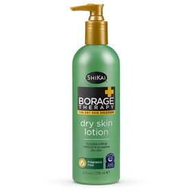 ShiKai front packaging showing 8 oz lotion and clear product identity benefits