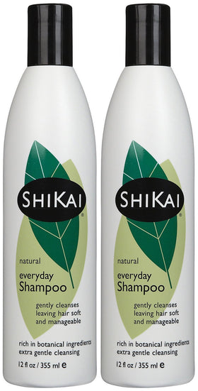 ShiKai front packaging showing two 12oz bottles and clear labeling for gentle cleansing