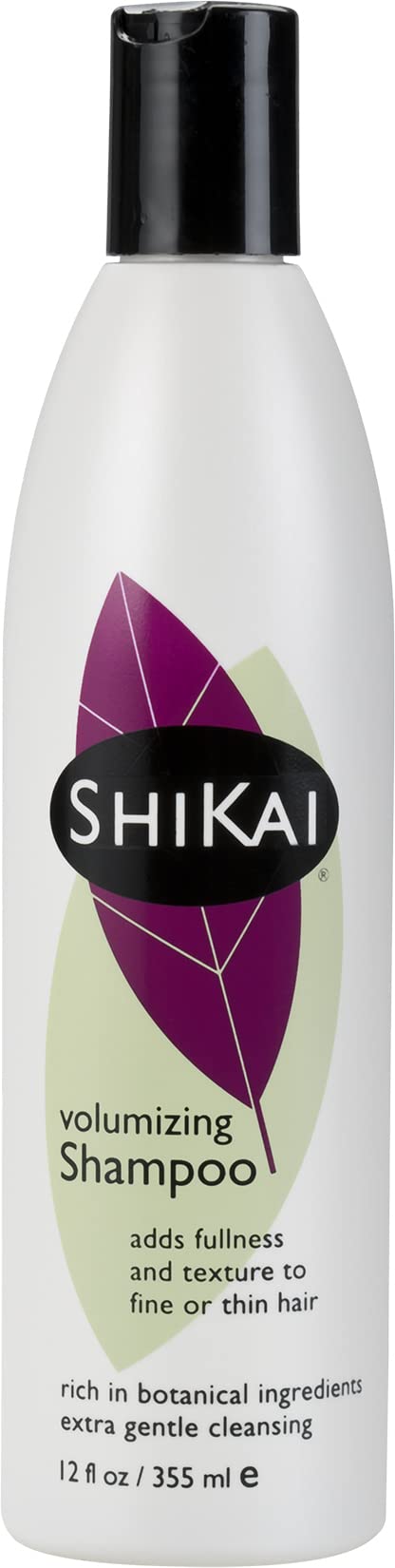 ShiKai bottle front view showing label and volumizing benefit
