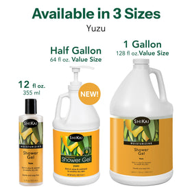 ShiKai bottle placed on shower ledge illustrating easy access and daily use benefit