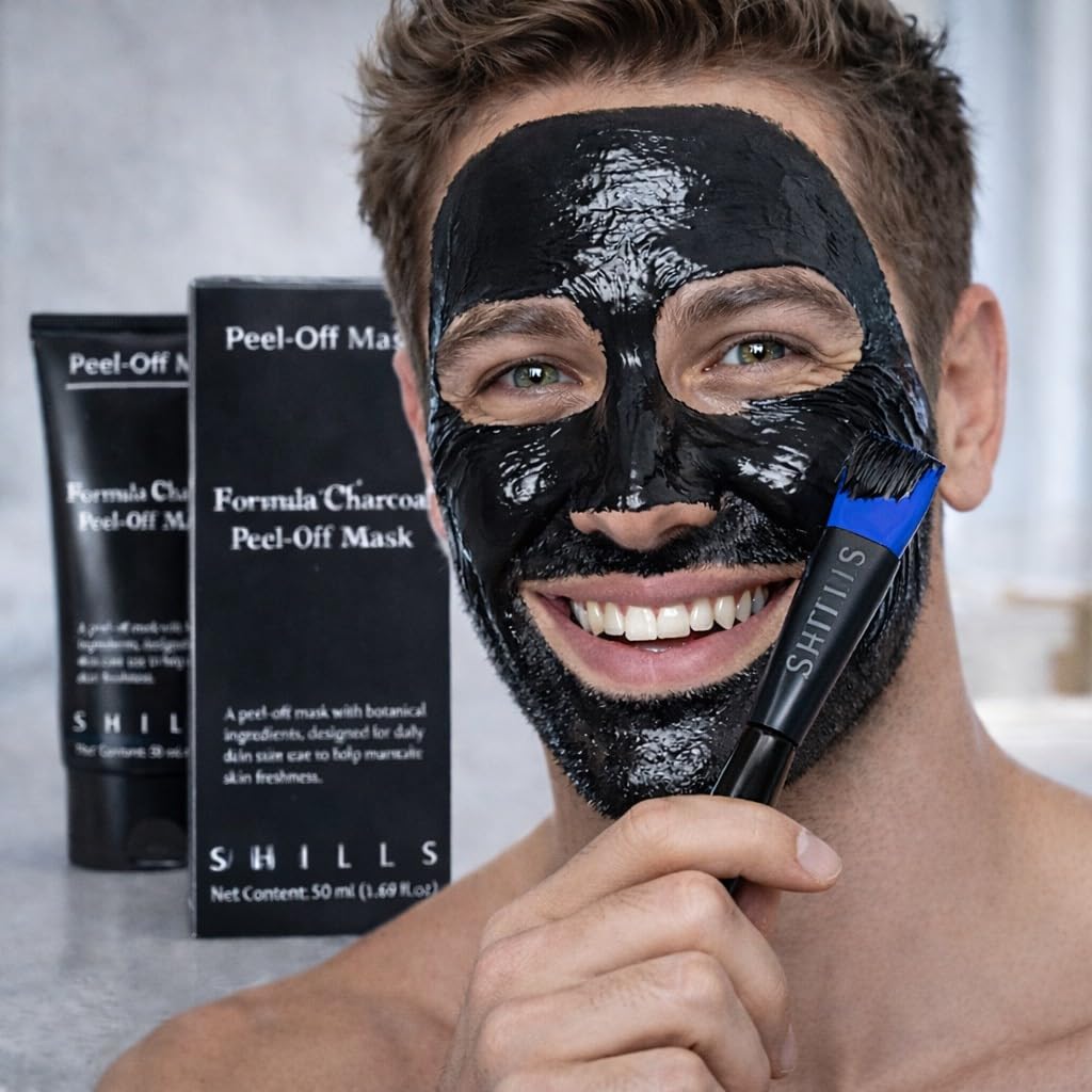 SHILLS in bathroom setting showing routine-ready grooming benefit