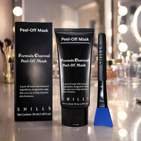 SHILLS mid-peel action showing effective peel-off removal benefit