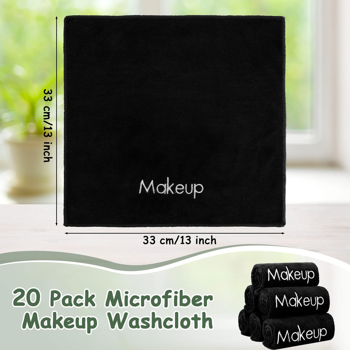 Shimeyao microfiber close-up showing dense fibers for gentle makeup removal