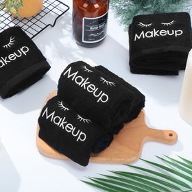 Shimeyao embroidered "Makeup" and eyelash detail for quick identification and tidy look