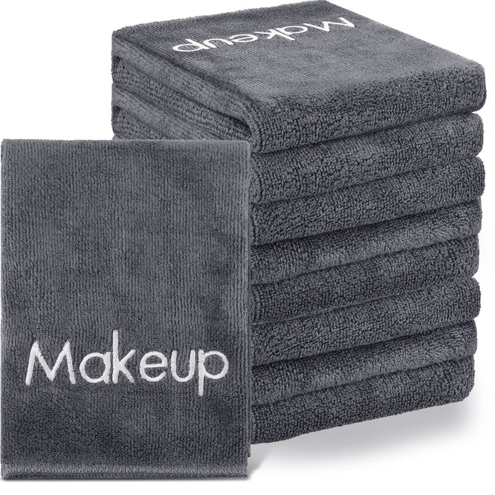 Shimeyao front view of 20-pack gray towels showing value and packaging