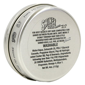 Shiner Gold Pomade texture close-up displaying smooth glossy finish for styling
