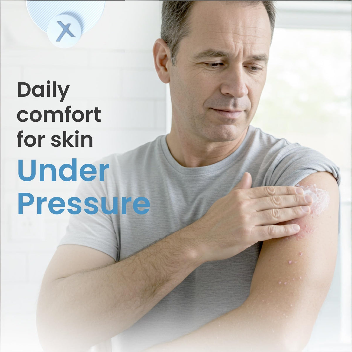 ShingleX label detail showing fragrance-free, dermatologist-tested benefit