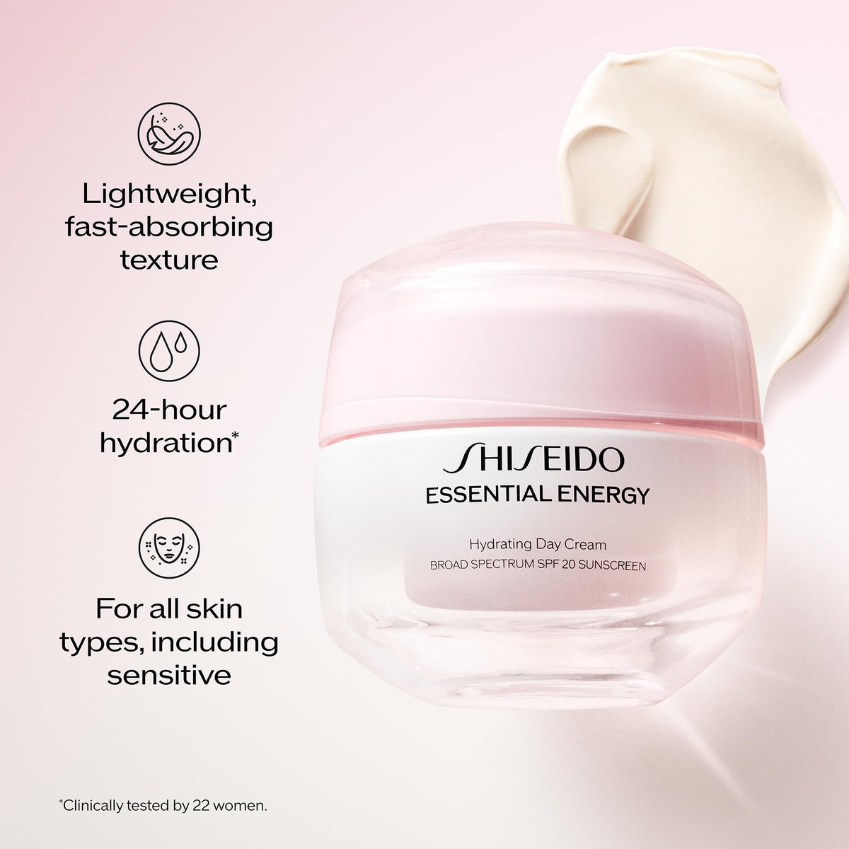 Shiseido being applied in morning routine for smooth makeup base