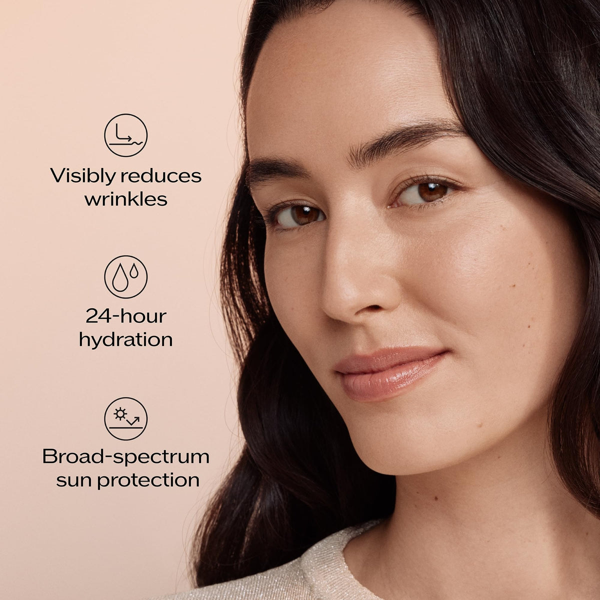 Shiseido Benefiance application demonstration on hand illustrating even coverage and quick absorption