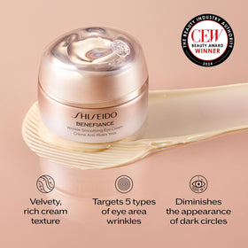 Shiseido Benefiance gentle finger application demonstrating easy absorption