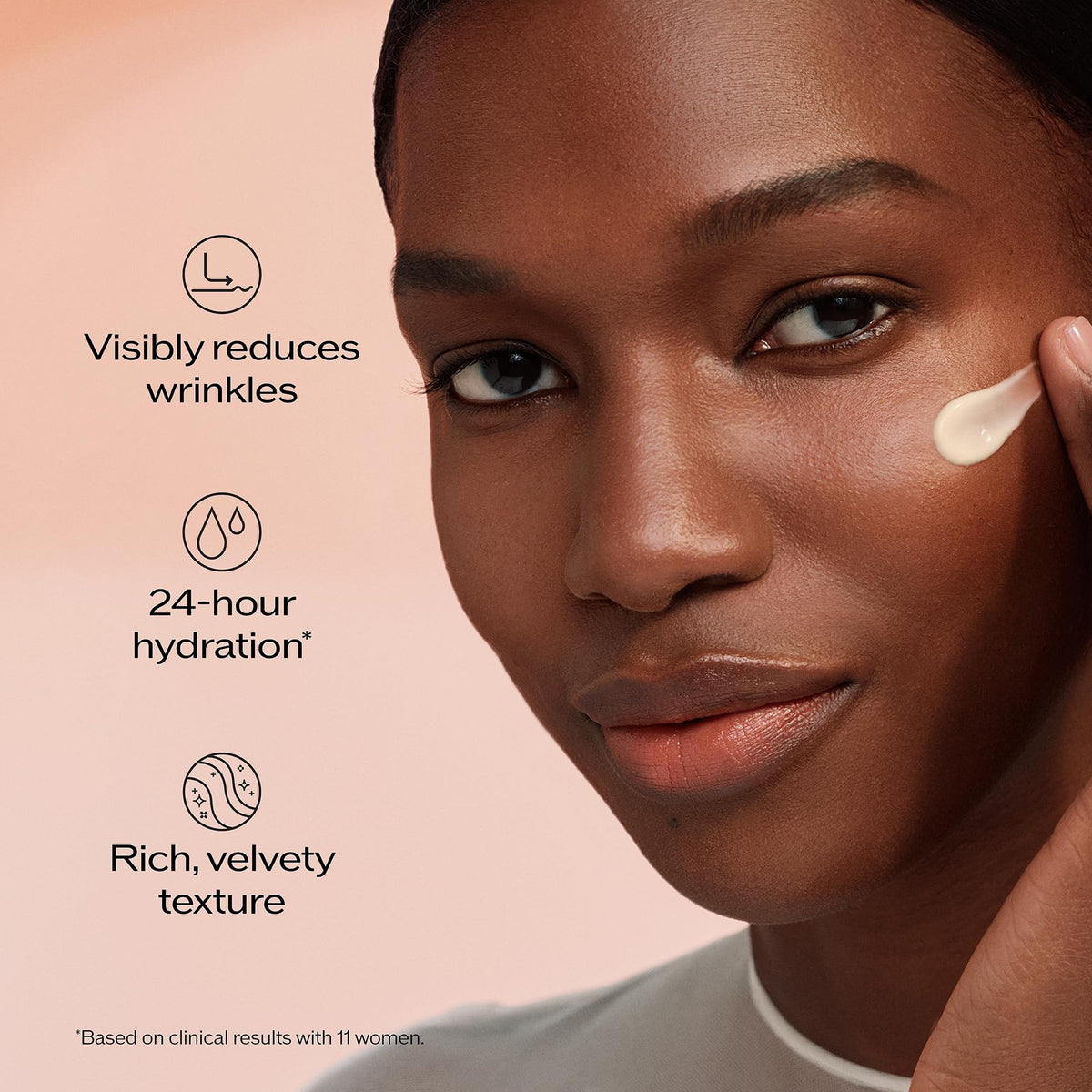 Shiseido Benefiance open jar revealing velvety cream for intense 24-hour moisture