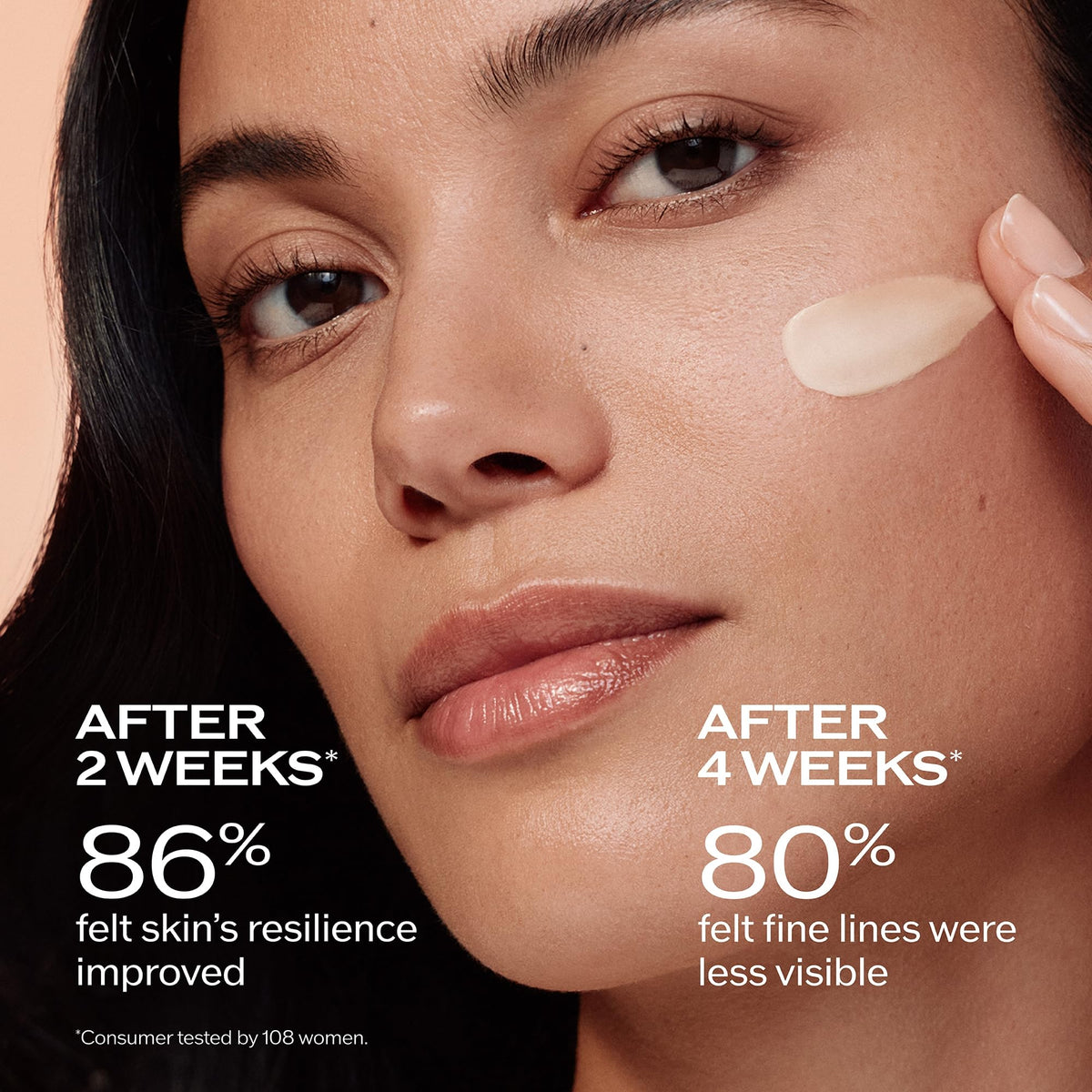 Shiseido Benefiance cream texture close-up demonstrating rich hydration and smooth finish