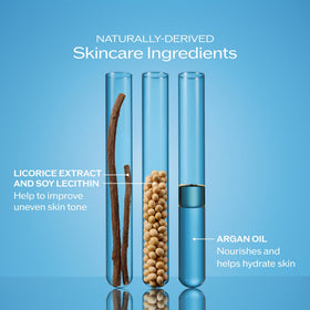 Shiseido product label showing ingredient highlights and clean formula