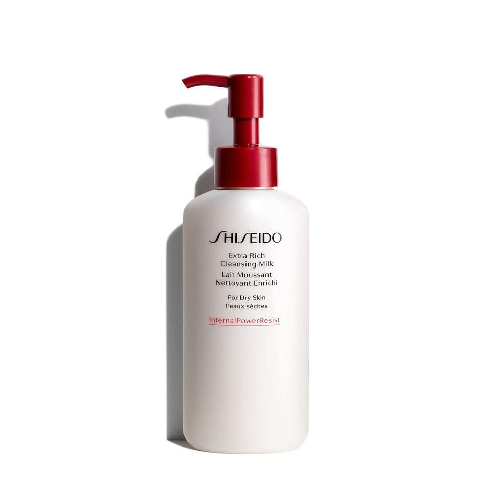 Shiseido bottle front packaging showing label and 125 mL size, hydrating benefit