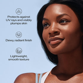 Shiseido ingredient label highlighting hyaluronic acid and pearl powder benefits