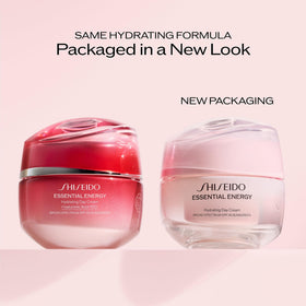 Shiseido on bathroom counter lifestyle shot promoting daily use