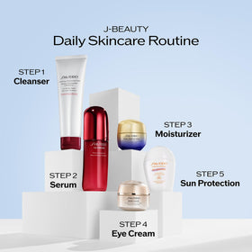 Shiseido sunscreen used outdoors for everyday sun protection