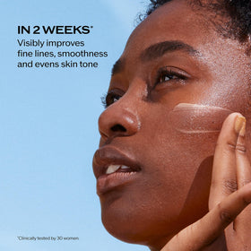 Shiseido label close-up highlighting SPF and ingredient details