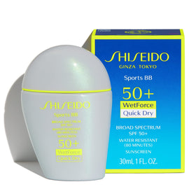 Shiseido close-up texture of BB cream demonstrating quick-dry smooth finish benefit