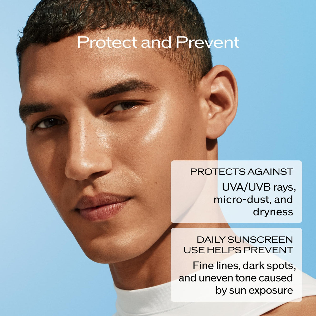 Shiseido stick texture close-up highlighting clear, weightless finish
