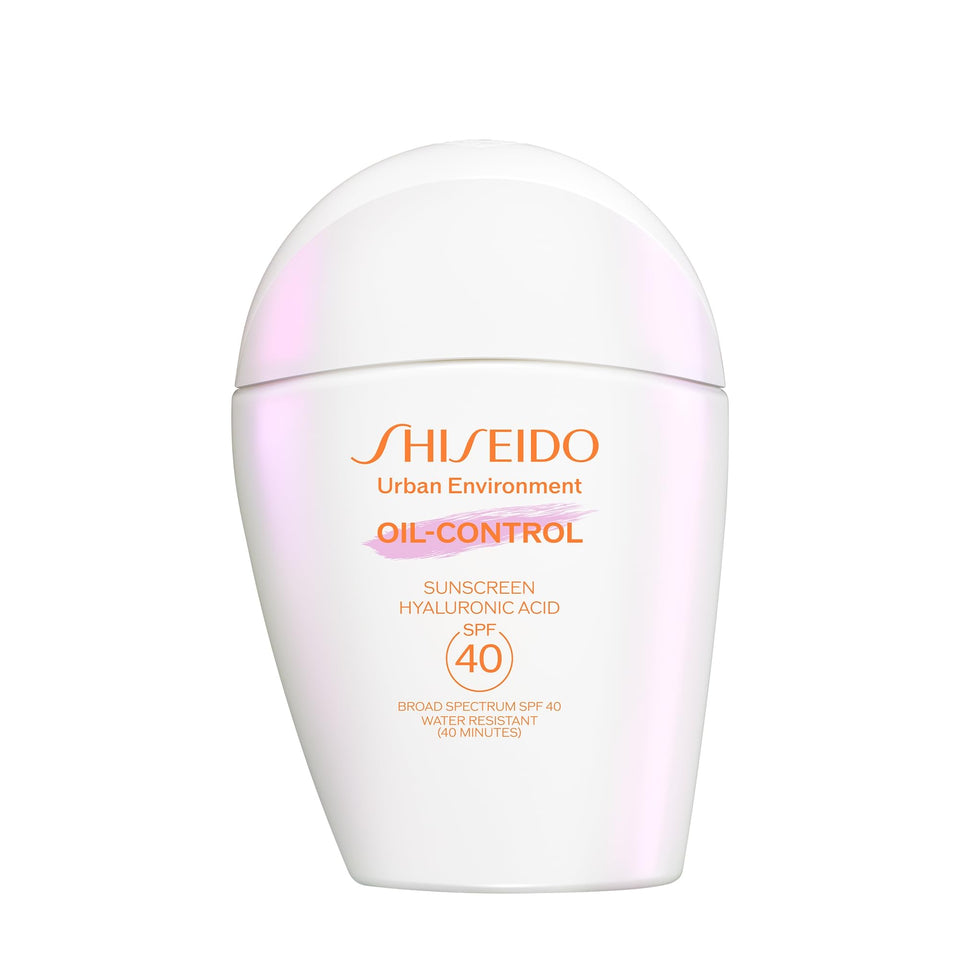 Shiseido front packaging showing SPF 40 and matte benefits