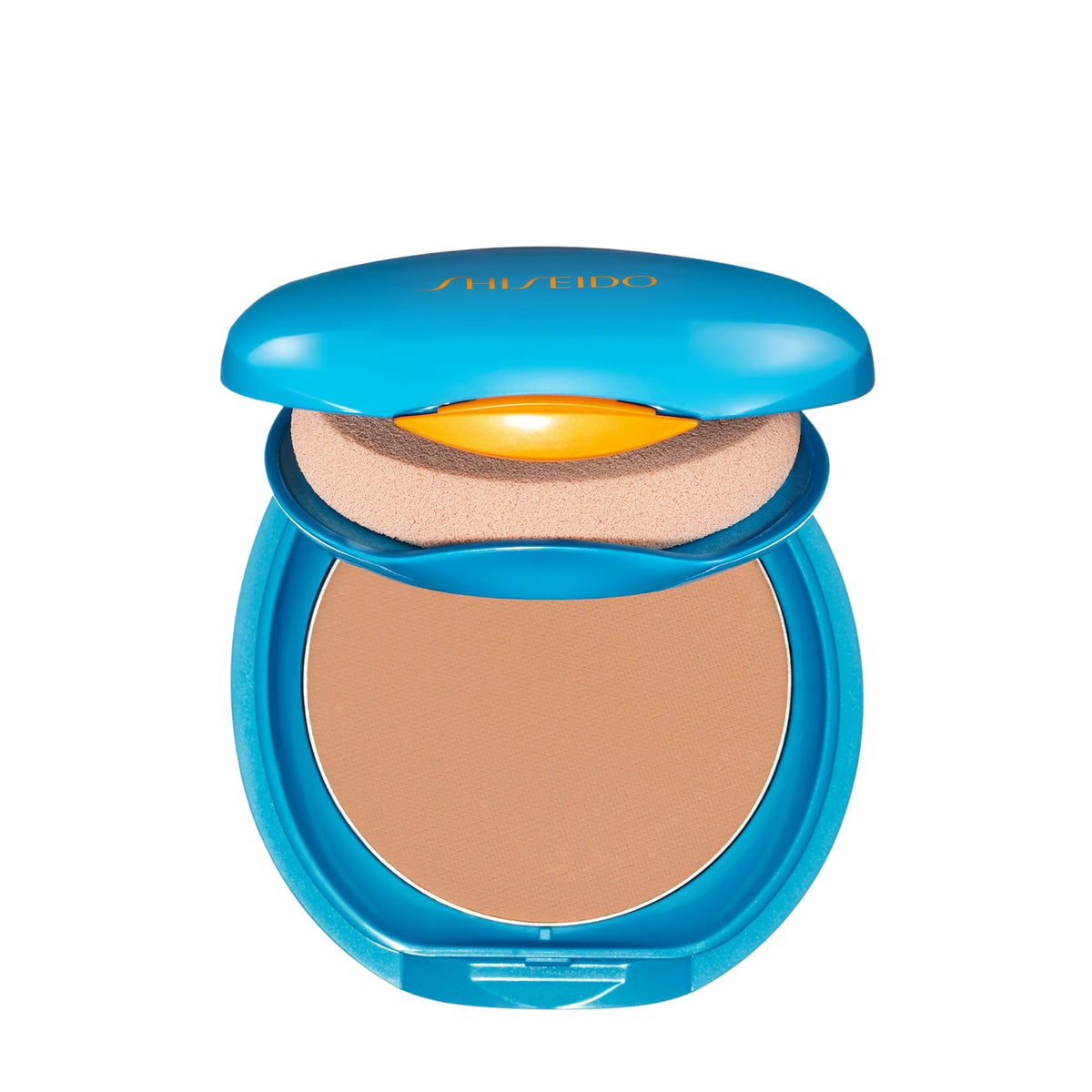 Shiseido refill with sponge included, convenient refill format for quick on-the-go touch-ups