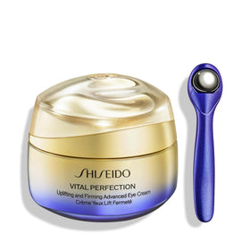 Shiseido vital perfection front packaging showing premium eye cream benefit